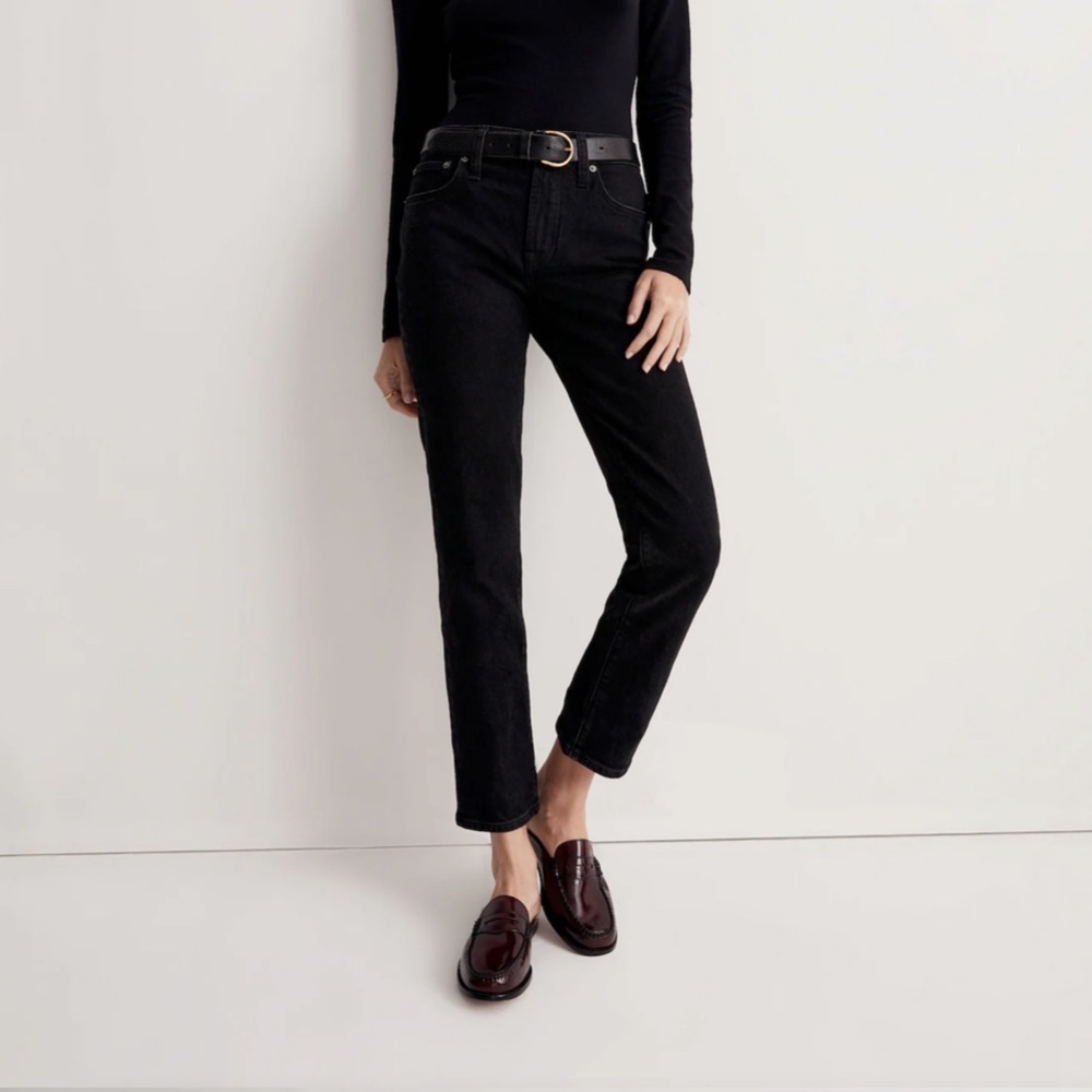 Madewell Mid-Rise Perfect Vintage Black Jean - New - Never Worn